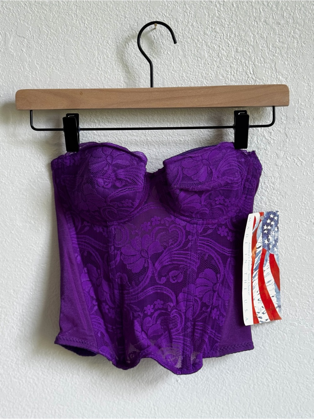 Vintage Y2K Floral Lace Corset Bustier